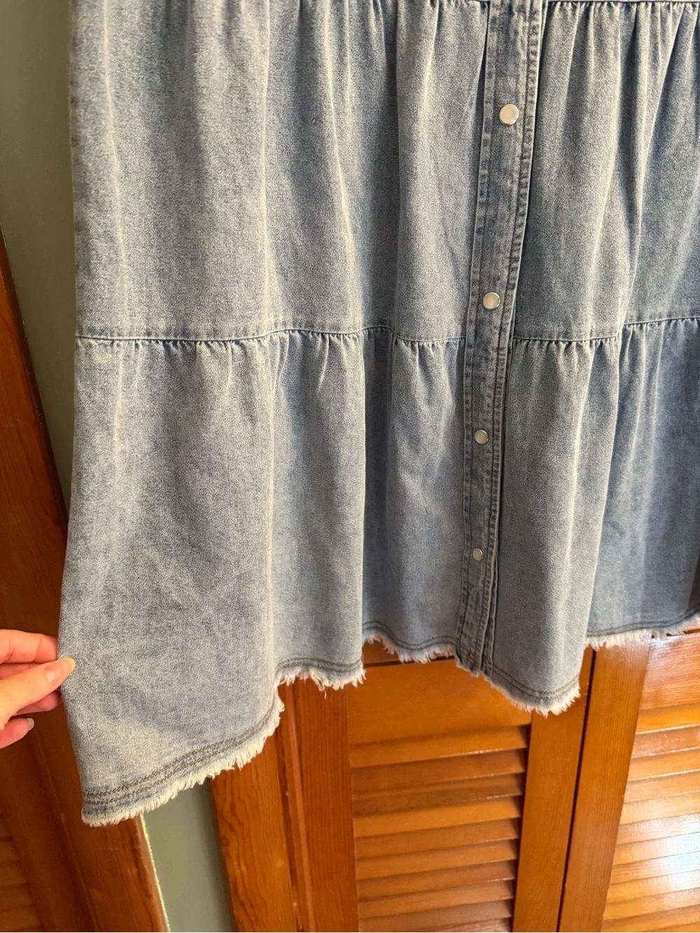 Denim Mini Dress - Picture 4 of 5